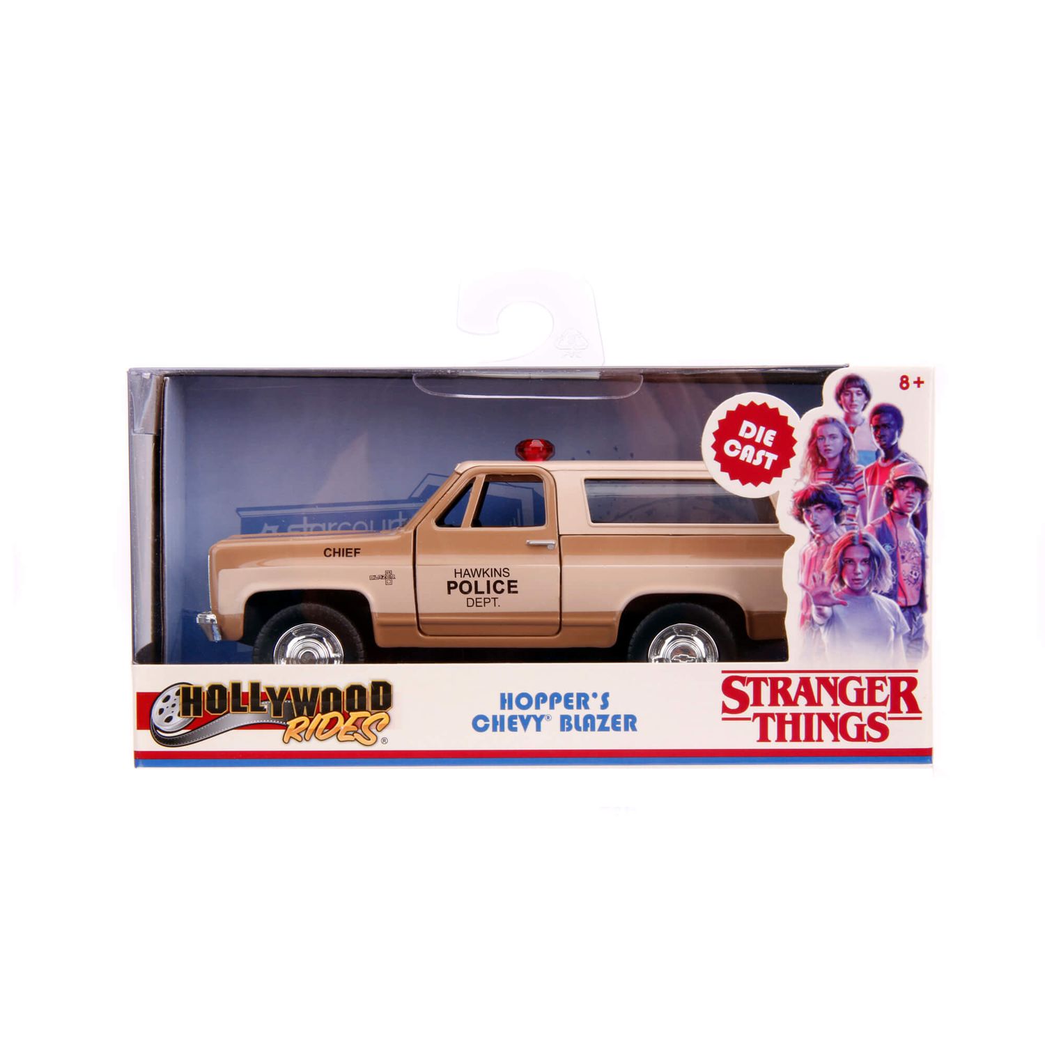 5 Pulgadas / 1:37 Chevrolet Blazer K5 1980 Patrulla Hawkins Hopper's Stranger Things Netflix JADA TOYS Hollywood Rides 00961 5 Pulgadas / 1:37 Chevrolet Blazer K5 1980 Patrulla Hawkins Hopper's Stranger Things Netflix JADA TOYS Hollywood Rides 00961