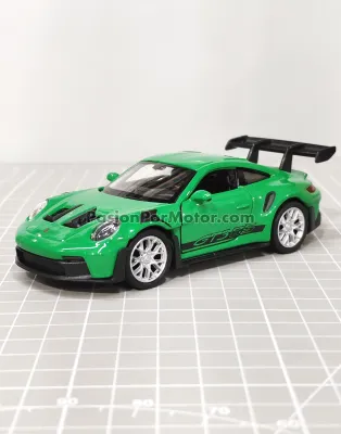 5 Pulgadas / 1:38 Porsche 911 GT3 RS (992) 2023 Verde WELLY En Display a Granel 1:32 05095 5 Pulgadas / 1:38 Porsche 911 GT3 RS (992) 2023 Verde WELLY En Display a Granel 1:32 05095