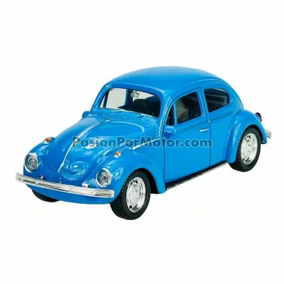 5 Pulgadas / 1:33 Volkswagen Beetle 1302 1970 Azul WELLY Display a Granel 05098