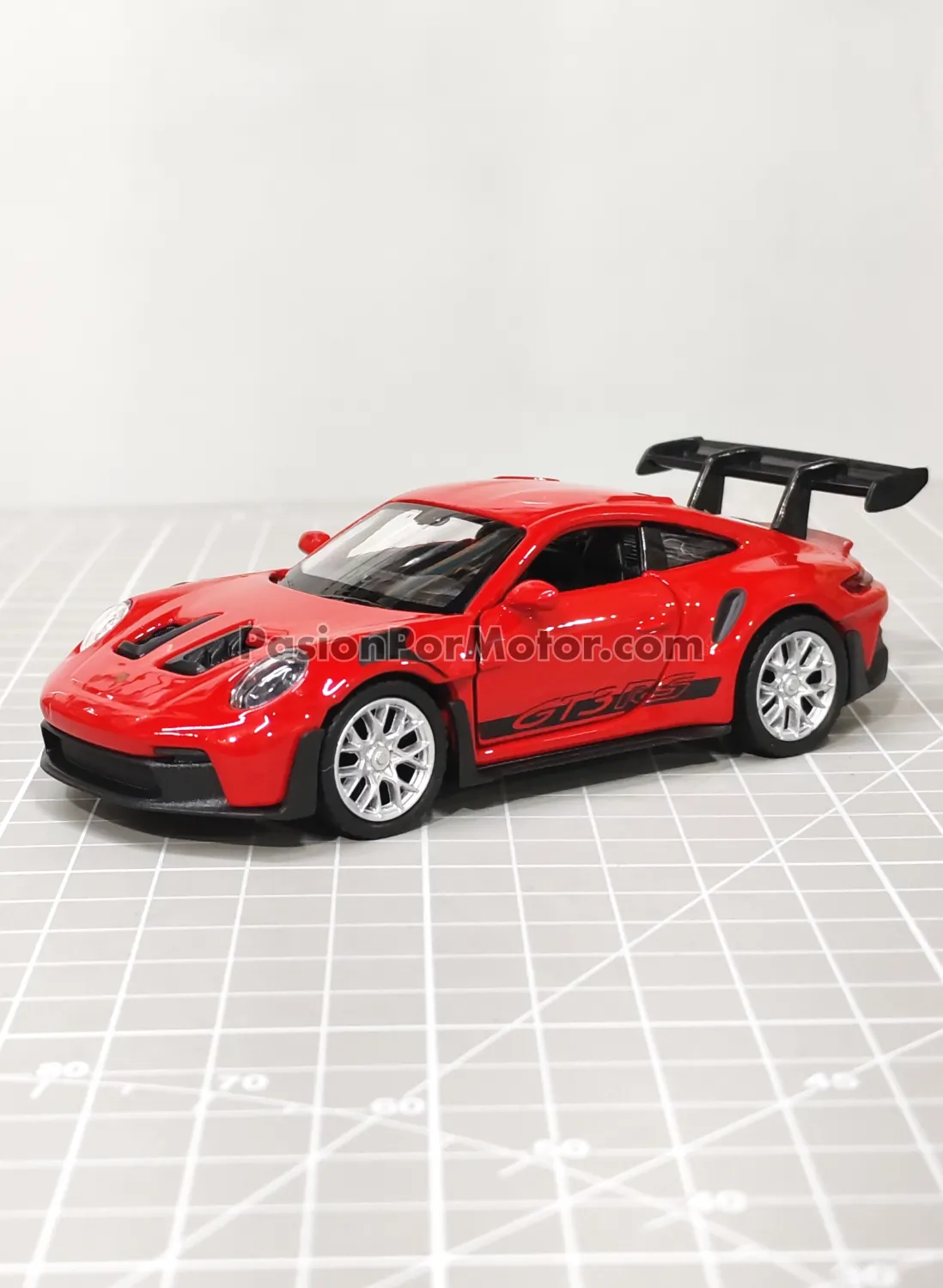 5 Pulgadas / 1:38 Porsche 911 GT3 RS (992) 2023 Rojo WELLY En Display a Granel 1:32 05092