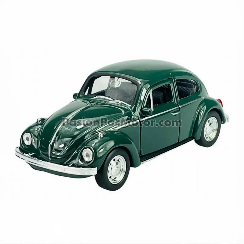 5 Pulgadas / 1:33 Volkswagen Beetle 1302 1970 Verde WELLY Display a Granel 05099