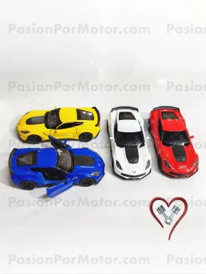 Serie de 4 pz - 5 Pulgadas / 1:38 Chevrolet Corvette Z06 2017 4 Colores Surtidos WELLY En Display a Granel 1:32 05192 Serie de 4 pz - 5 Pulgadas / 1:38 Chevrolet Corvette Z06 2017 4 Colores Surtidos WELLY En Display a Granel 1:32 05192