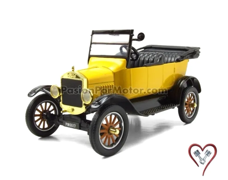 1:24 Ford Model T Touring 1925 Open Top Amarillo MOTOR MAX Platinum Carcacha 05216 1:24 Ford Model T Touring 1925 Open Top Amarillo MOTOR MAX Platinum Carcacha 05216