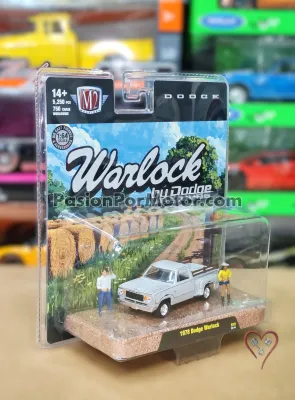 1:64 Dodge Warlock 1978 Gris Con Figuras M2 MACHINES Diorama R19 05262
