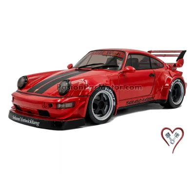 1:18 Porsche 911 964 RWB Body Kit Taikano Kaishin 2024 Rojo SOLIDO 05268