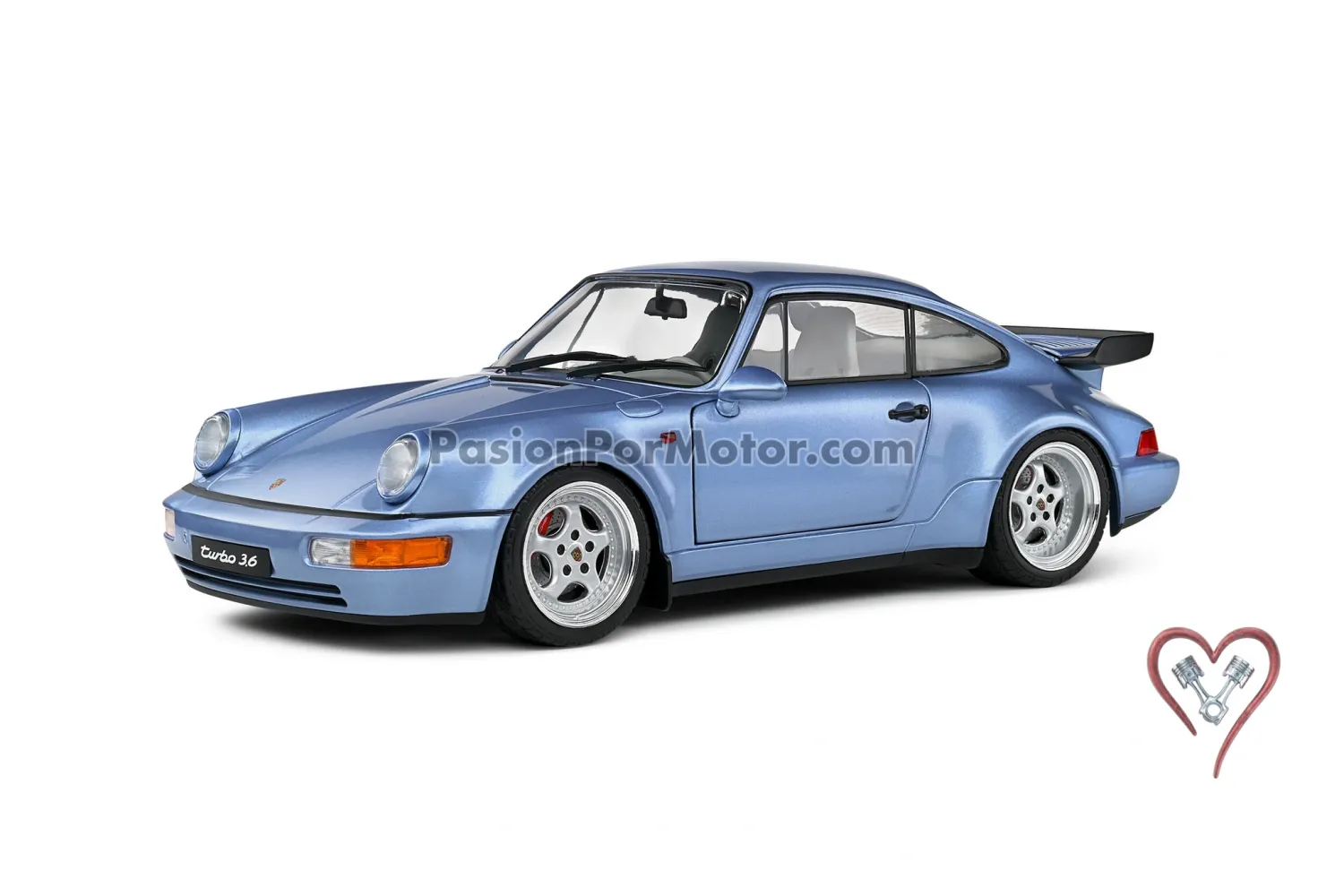 1:18 Porsche 911 964 Turbo 1990 Azul Horizon SOLIDO 05284