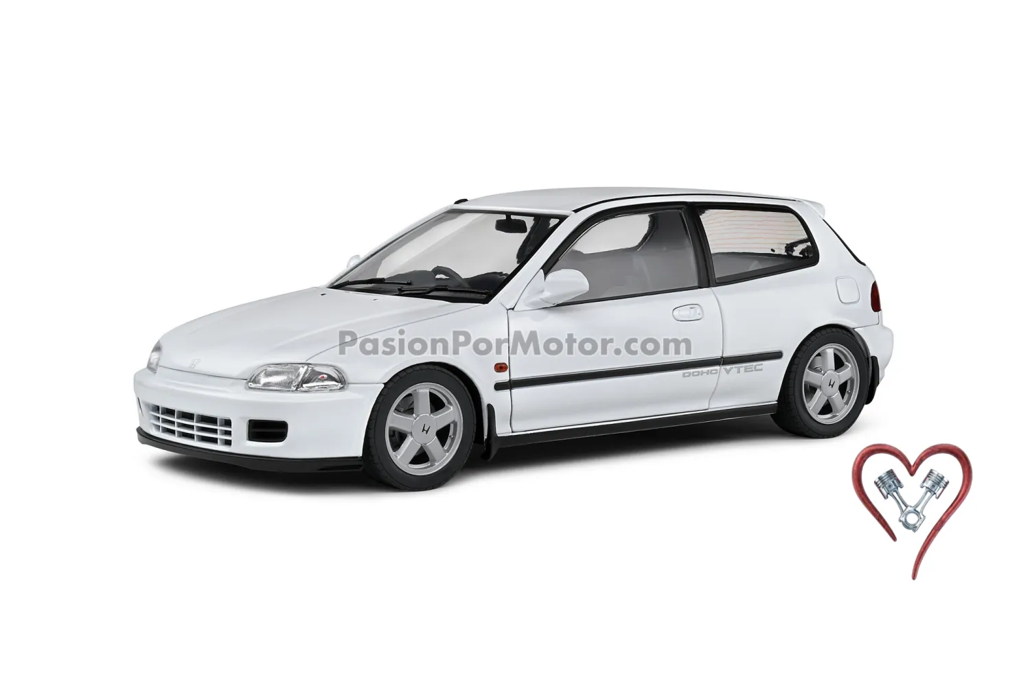 1:18 Honda Civic Hatchback EG6 1991 Blanco SOLIDO 05287