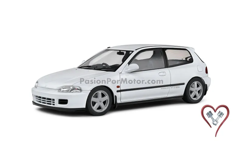 1:18 Honda Civic Hatchback EG6 1991 Blanco SOLIDO 05287