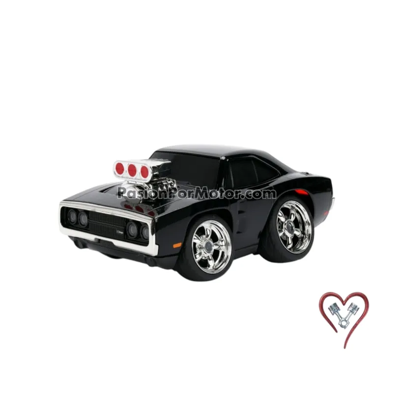 1:28 Dodge Charger Coupe R/T 1970 Negro Dom´s Toretto Rapido Y Furioso JADA TOYS Small Blocks 05294