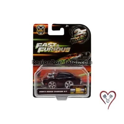 2.5 Pulgadas / 1:43 Dodge Charger Coupe R/T 1970 Negro Dom´s Toretto Rapido Y Furioso JADA TOYS Small Blocks 05295 2.5 Pulgadas / 1:43 Dodge Charger Coupe R/T 1970 Negro Dom´s Toretto Rapido Y Furioso JADA TOYS Small Blocks 05295