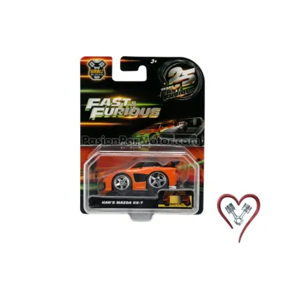2.5 Pulgadas / 1:43 Mazda RX-7 Veilside 1995 Han's Rapido Y Furioso 3 Reto Tokio JADA TOYS Small Blocks 05299 2.5 Pulgadas / 1:43 Mazda RX-7 Veilside 1995 Han's Rapido Y Furioso 3 Reto Tokio JADA TOYS Small Blocks 05299
