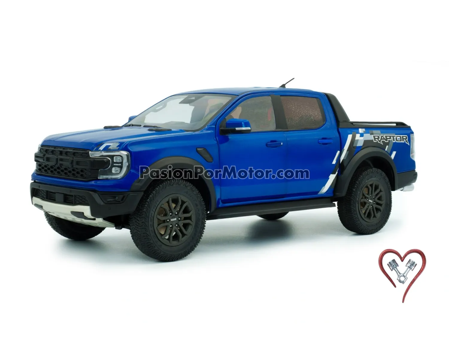 1:18 Ford Ranger Raptor 2024 Azul SOLIDO Pick Up 05331 1:18 Ford Ranger Raptor 2024 Azul SOLIDO Pick Up 05331