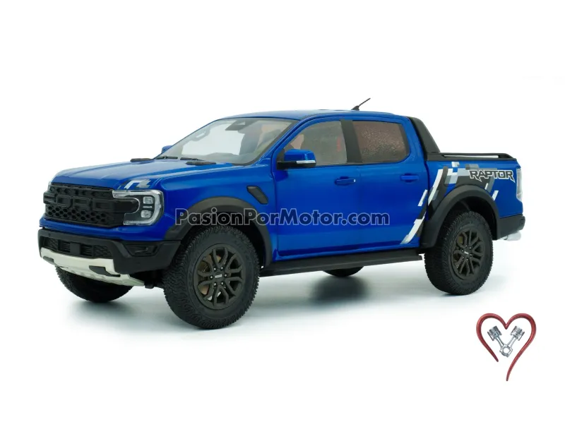 1:18 Ford Ranger Raptor 2024 Azul SOLIDO Pick Up 05331 1:18 Ford Ranger Raptor 2024 Azul SOLIDO Pick Up 05331