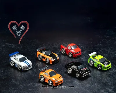 2.5 Pulgadas / 1:43 Serie de 6 Piezas - Rapido Y Furioso JADA TOYS Small Blocks 05333
