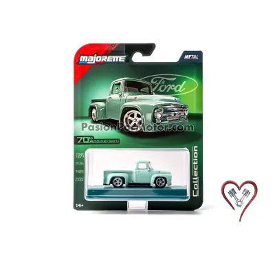 1:64 Ford F-100 Pick Up 1956 Verde Collector Series 4 MAJORETTE Metal Collection 05343