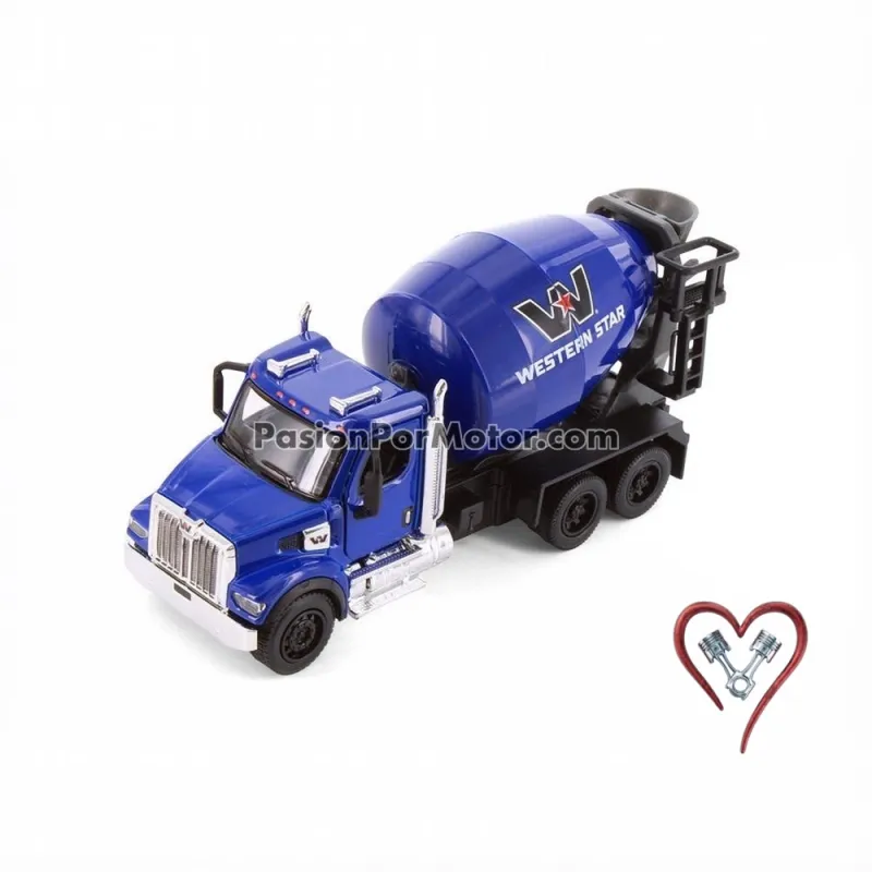 1:66 Western Star 47X Revolvedora 2023 Azul KINSMART En Display a Granel 1:64 05352 1:66 Western Star 47X Revolvedora 2023 Azul KINSMART En Display a Granel 1:64 05352