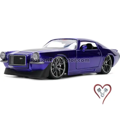 1:24 Chevrolet Camaro Z/28 1971 Purpura JADA TOYS Big Time Muscle 05403