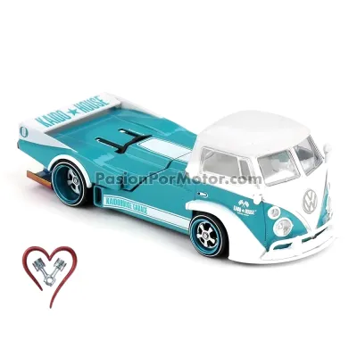 1:64 Volkswagen T1 Kaido Works V1 Verde y Blanco KAIDO MiniGT 05421 1:64 Volkswagen T1 Kaido Works V1 Verde y Blanco KAIDO MiniGT 05421