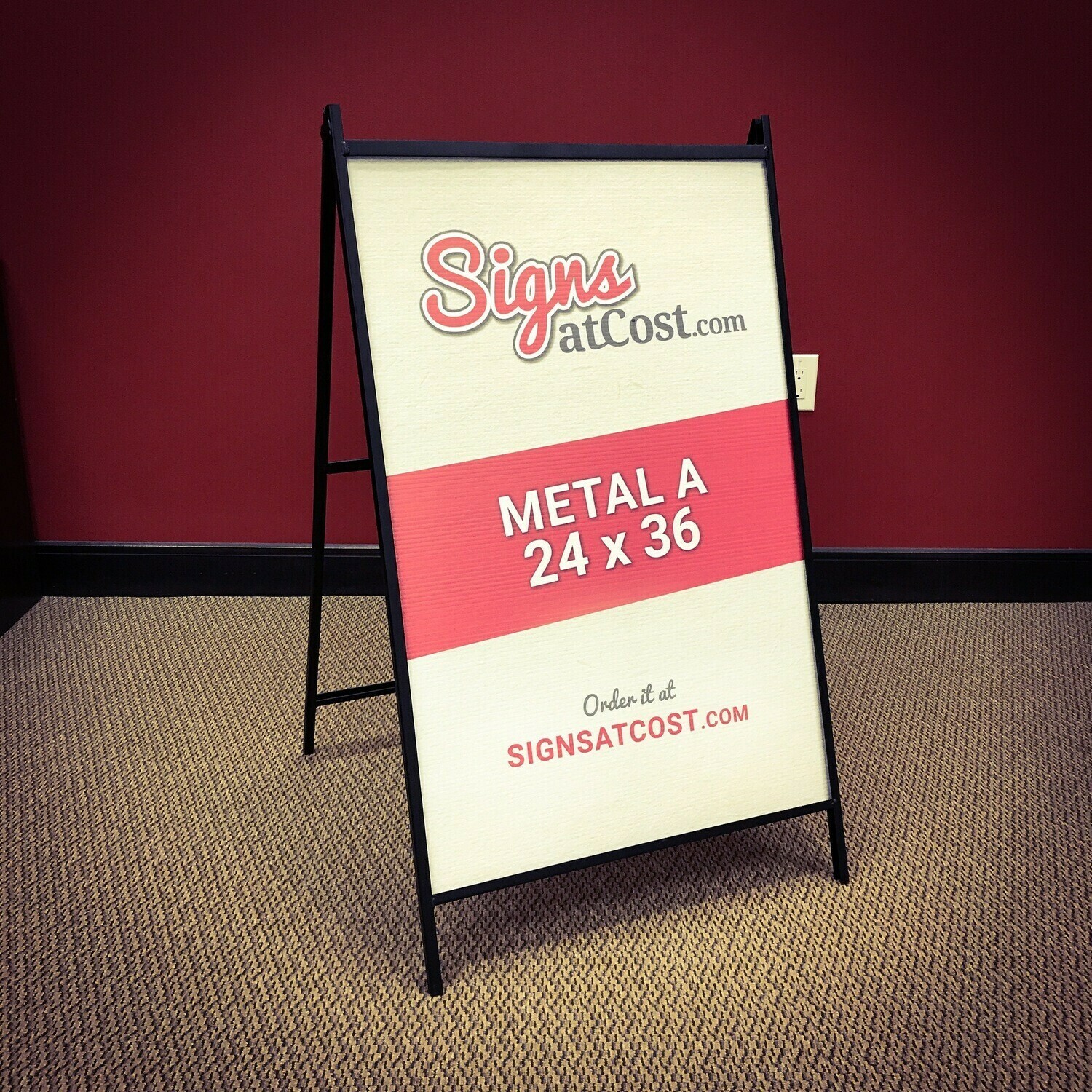Metal A Frame 24" x 36" with Inserts