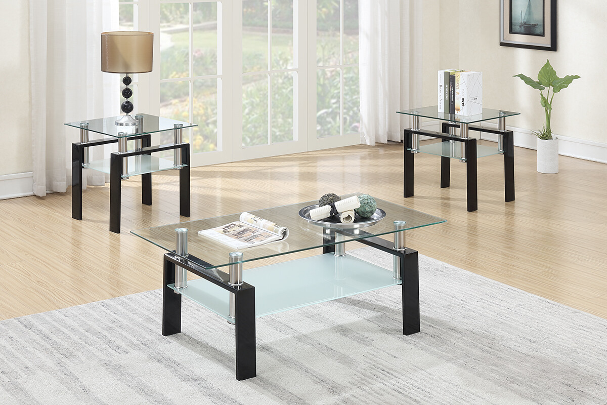 3 PC COFFEE TABLE SET