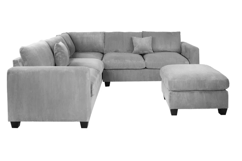 4 PC SECTIONAL SET W/ OTTOMAN