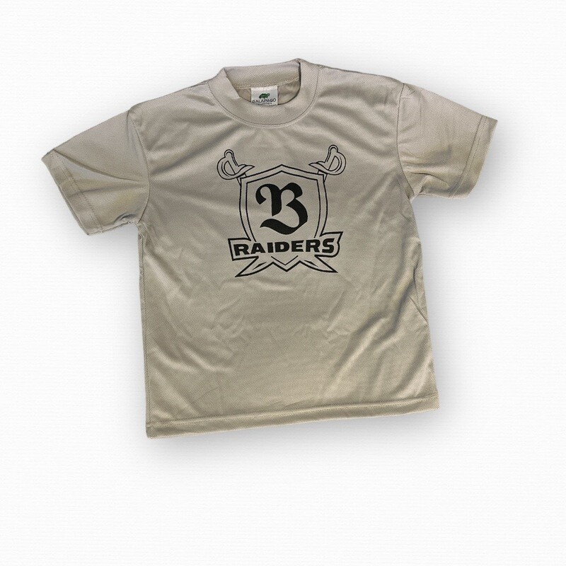 T-SHIRT GRIS/LOGO NEGRO (2XL/Hombre)