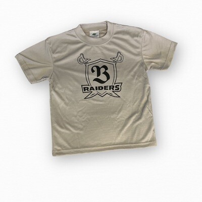 T-SHIRT GRIS/LOGO NEGRO (XL/Hombre - 2XL MUJER)