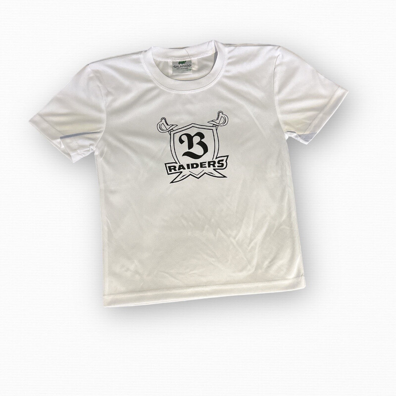 T-SHIRT BLANCO/LOGO NEGRO (XL/Hombre - 2XL MUJER)