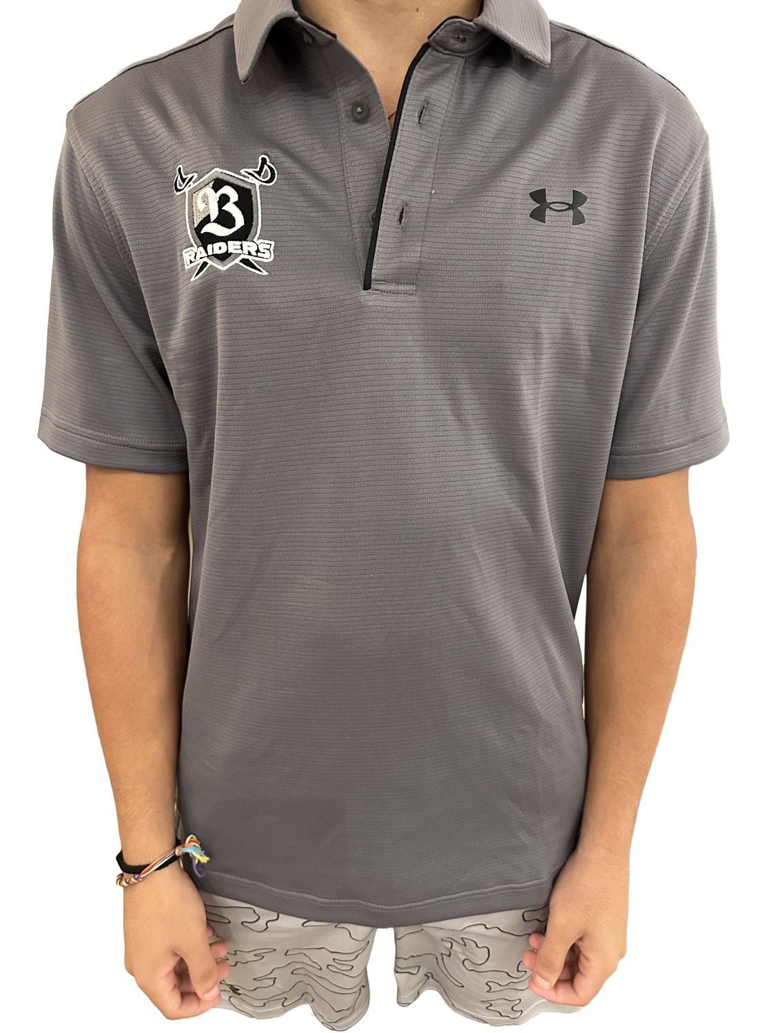 POLO DE HOMBRE GRIS SMALL UNDERARMOUR