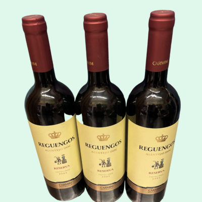 Rot Wein Reguengos Reserva Alentejo 0,75cl -3x0,75cl-Kostenloser Versand