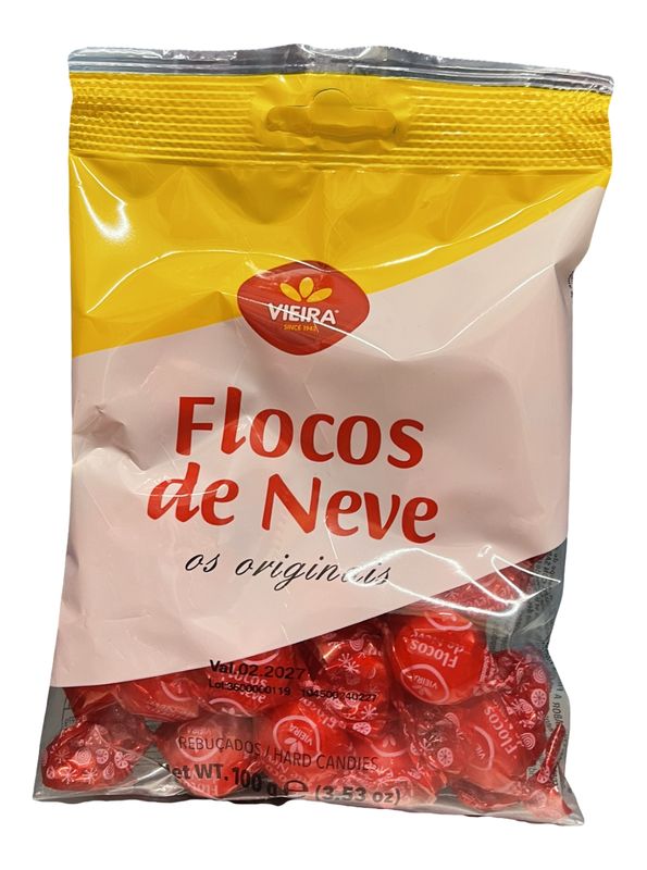 Rebuçados Flocos De Neve Vieira E Castro 100gr