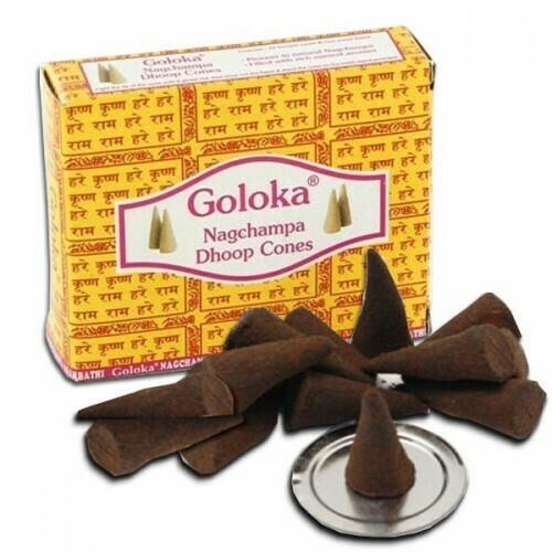 Goloka Nag Champa - 10 Incense cones