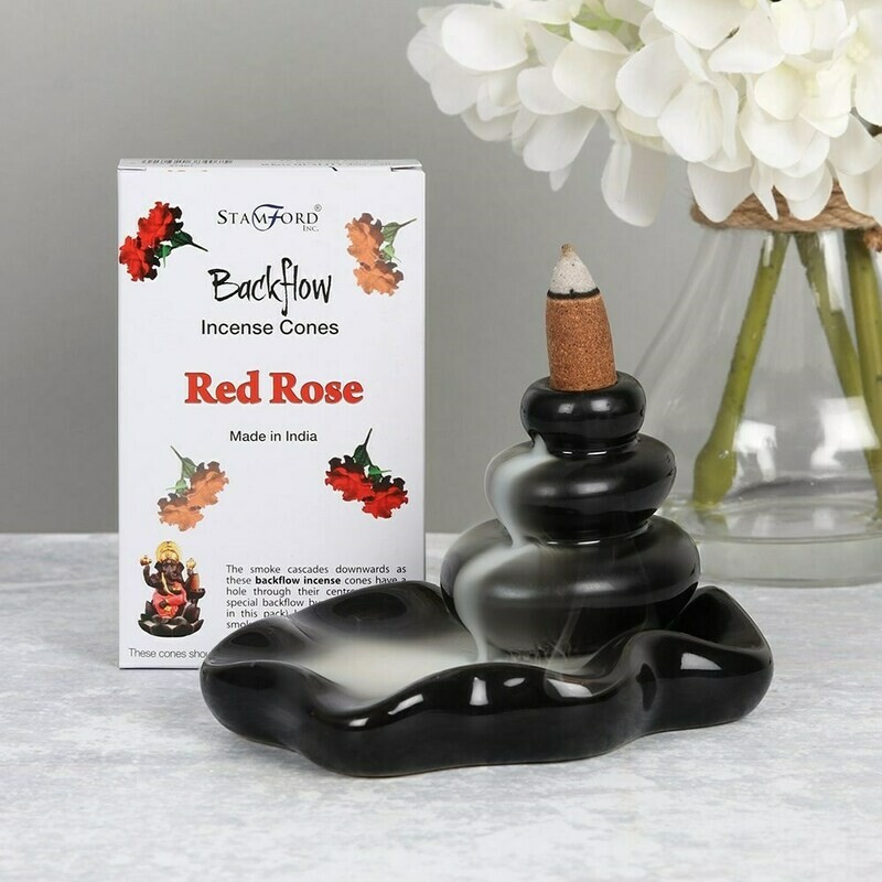 Red Rose - Stamford - Back Flow Cones