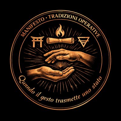 MANIFESTO – TRADIZIONI OPERATIVE