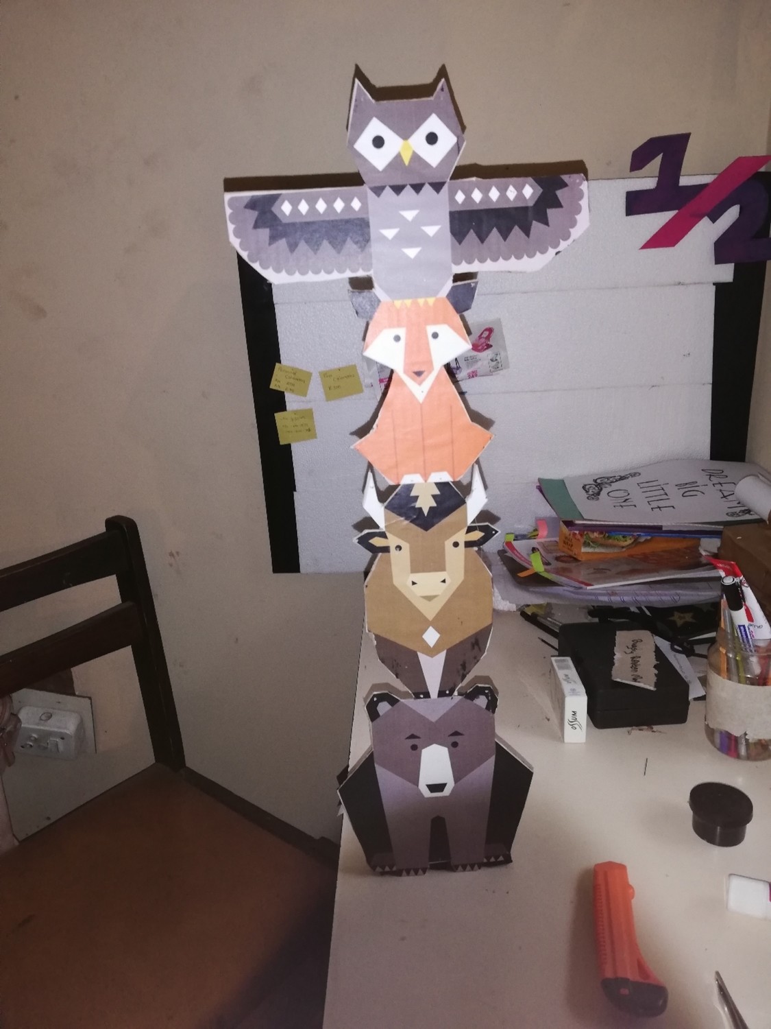 Printed center pieces for parties