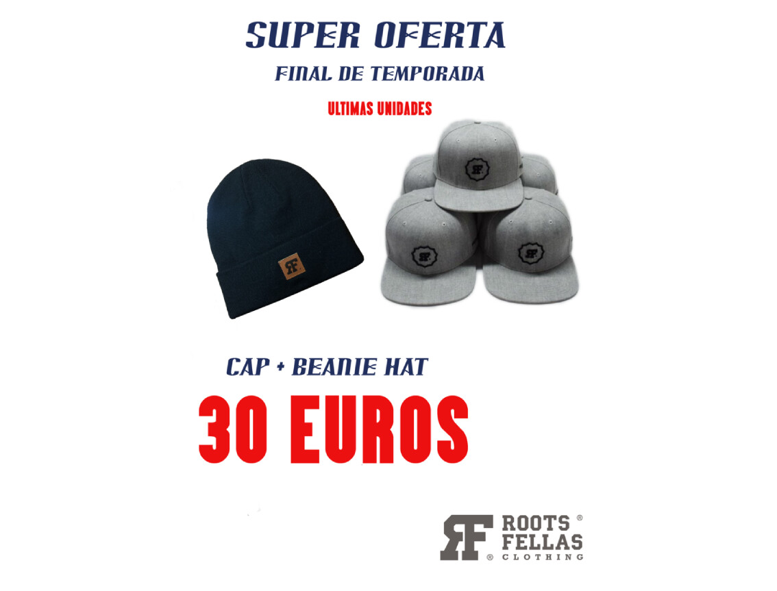 Pack Oferta Cap + Beanie Pack Oferta Cap + Beanie