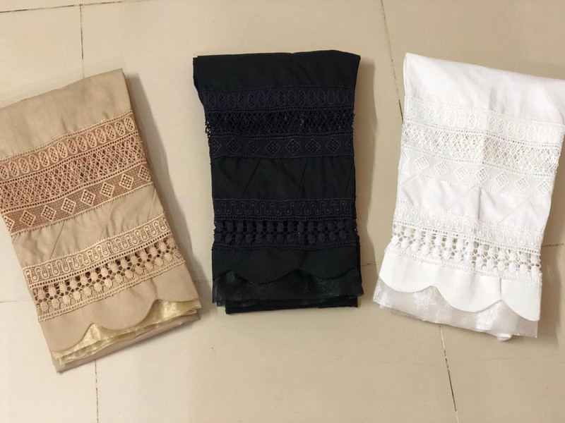 Cotton Khaddi Lace With D Pent