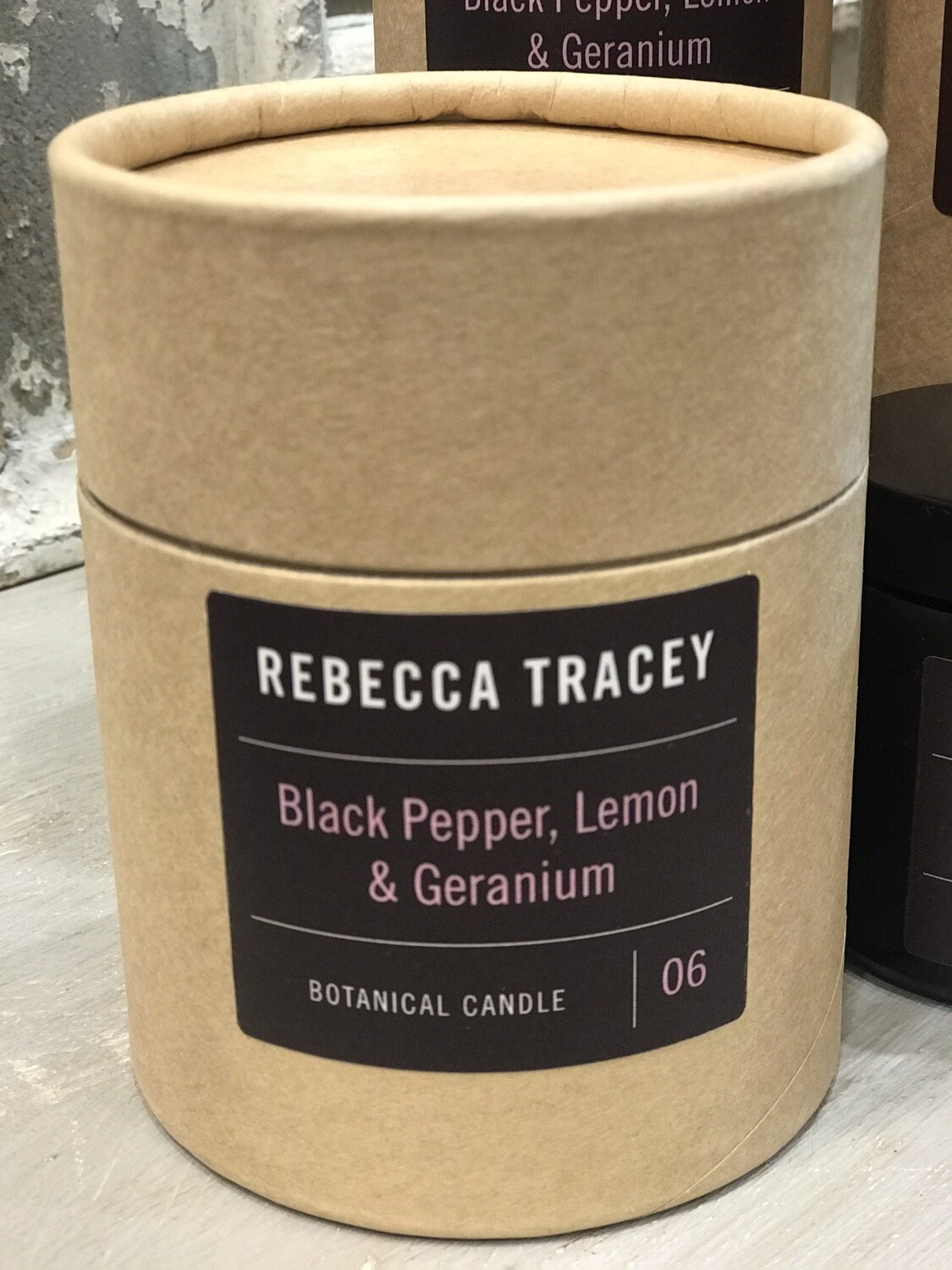 Black Pepper, Lemon& Geranium Candle