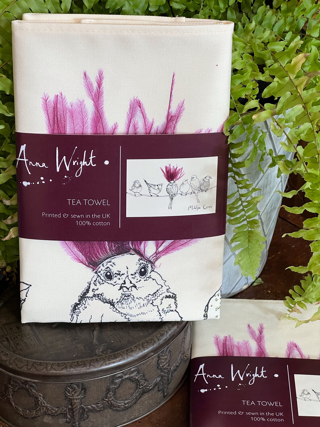 Anna Wright - Midlife Crisis Tea Towel