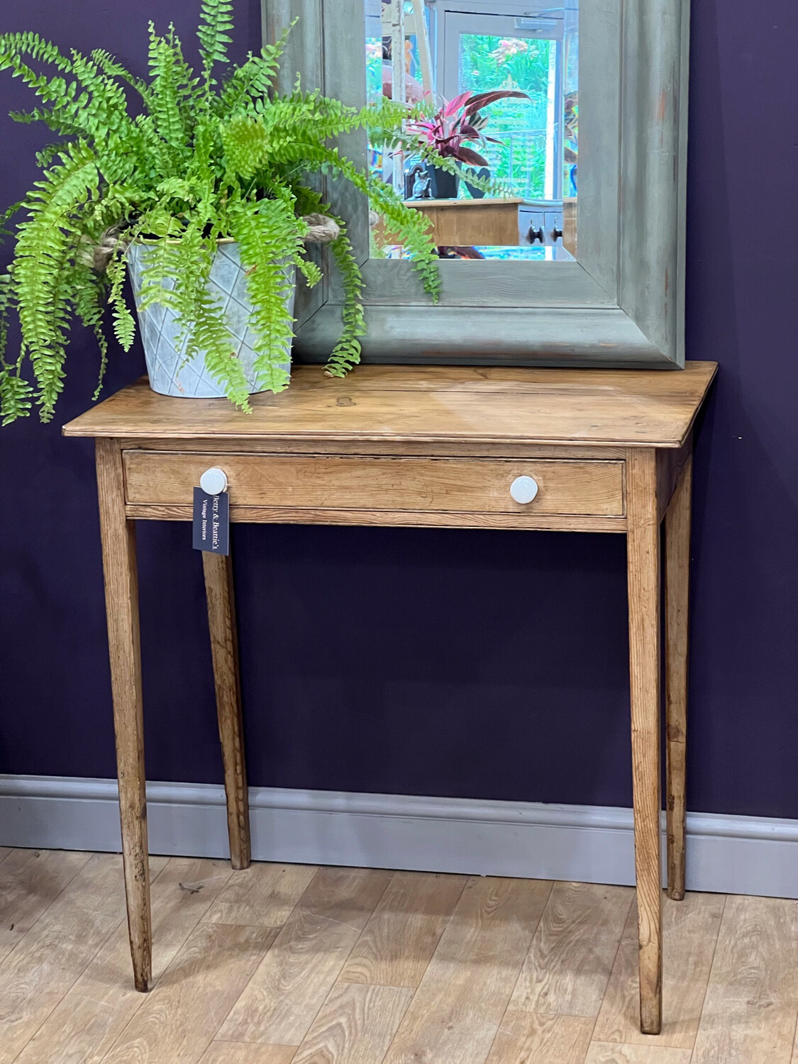 Early Victorian Pine Console Table
