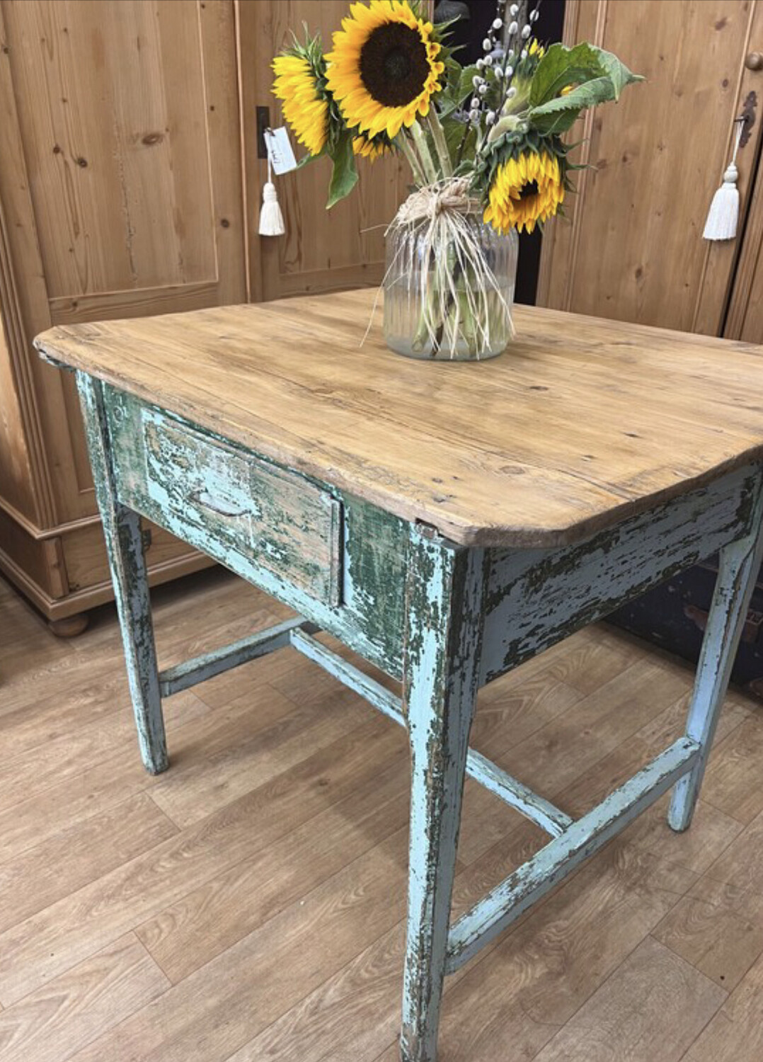 Antique Pine Table / Console / Kitchen Island