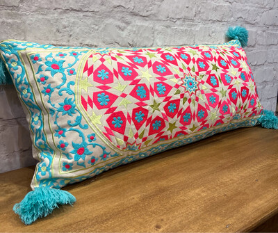 Large Jaipur Multicoloured Cushion