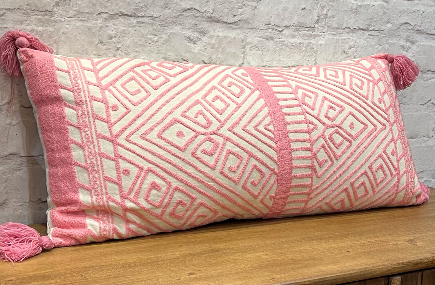 Large Jaipur Pink Cushion