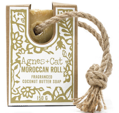 Agnes & Cat Soap On A Rope - Moroccan Roll