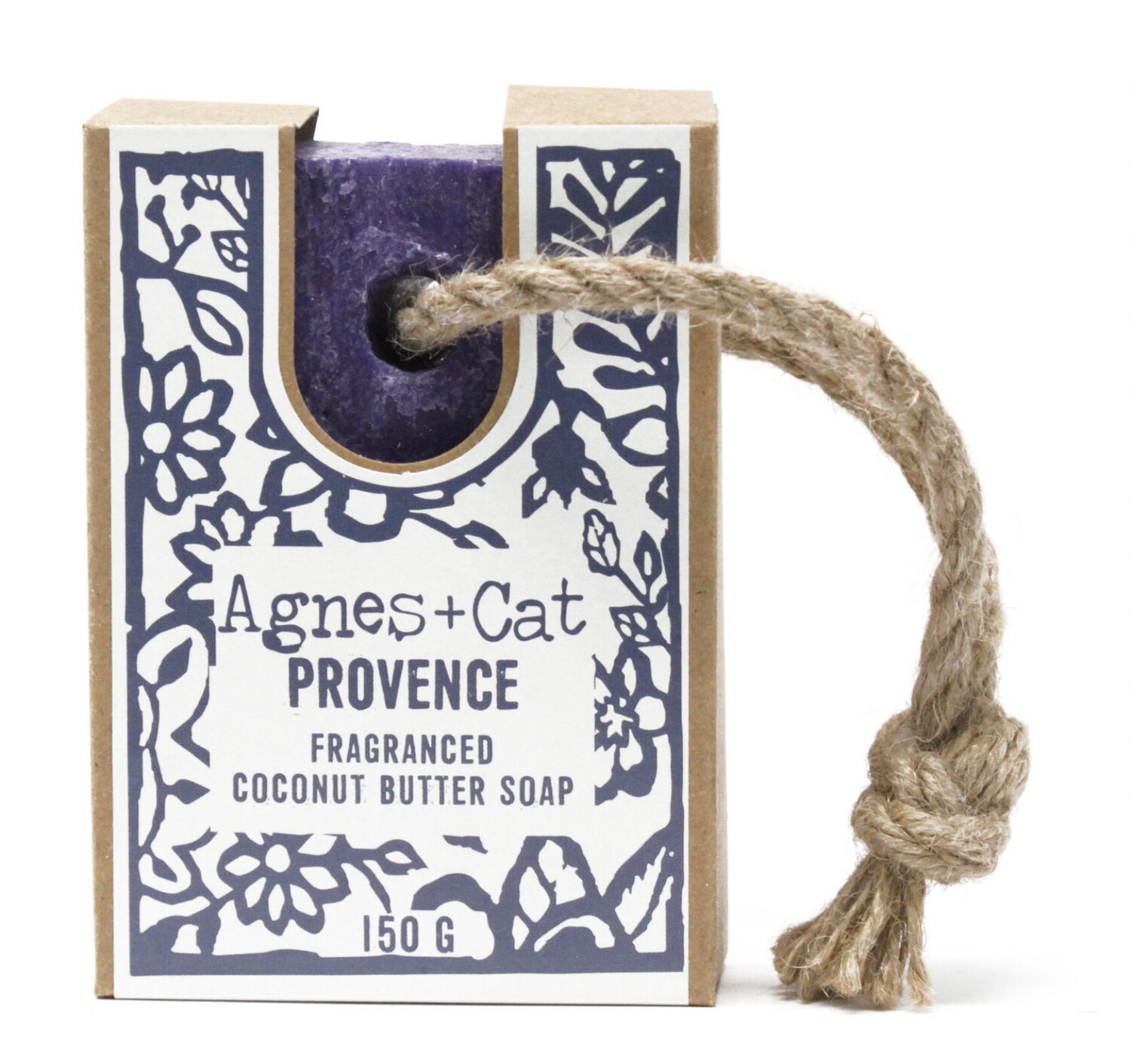 Agnes &amp; Cat Soap On A Rope - Provence