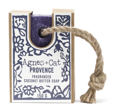 Agnes & Cat Soap On A Rope - Provence