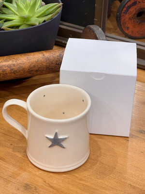 Shaker Mug - Grey Star 150ml