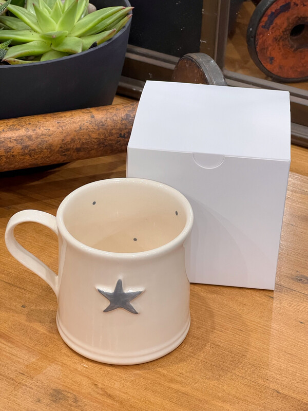 Shaker Mug - Grey Star 150ml