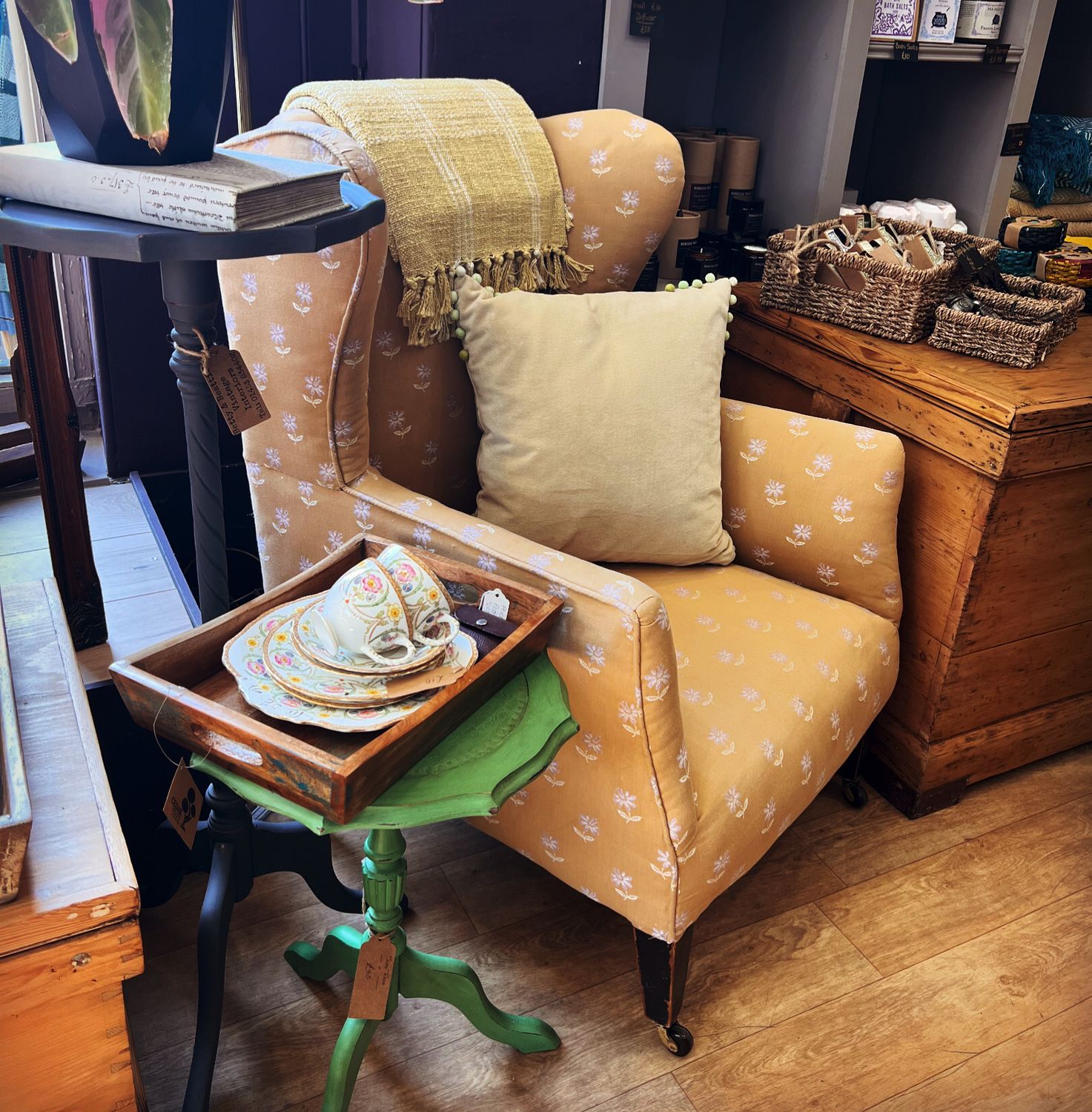 Edwardian Wingback Armchair