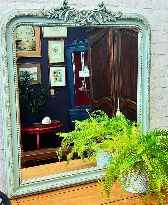 Vintage Hand Painted Mirror